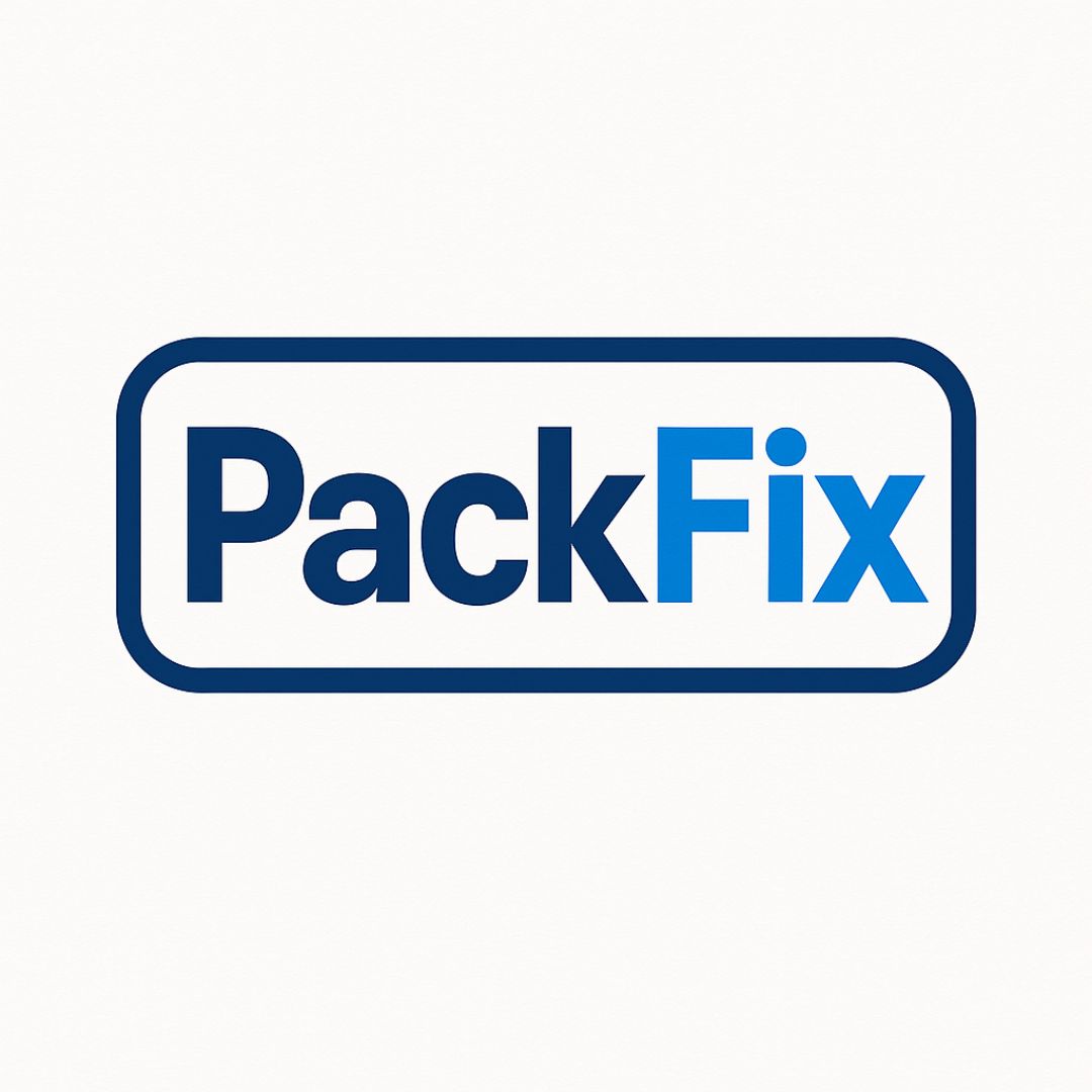 PackFix Serwis maszyn i urządzeń pakujących. Logo 1