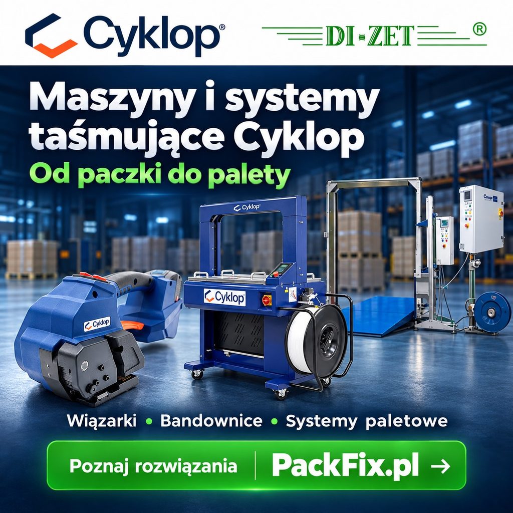 Cyklop: Maszyny i systemy taśmujące do bezpiecznego i stabilnego transportu ładunków